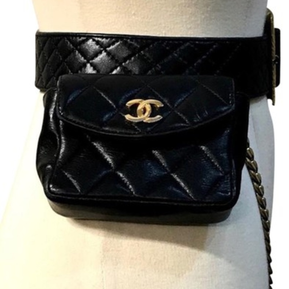 Chanel Bag Rare Vintage Mini Fanny Pack Belt